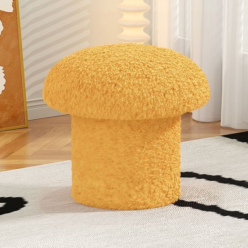 Mushroom Ottoman Stool – Cozy Minimalist Footrest