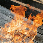 Charcoaled Pedestal Stand - Solid Wood - Display Base for Home Decor, Sculptures, or Plants