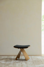 Butterfly Silhouette Wooden Stool