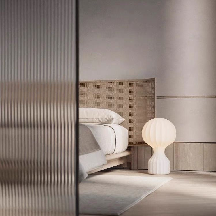 Japanese Wabi-Sabi Style Rice Paper Tabletop Lantern Lamp