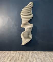 Parametric 3D Wall Art | Modern Vertical & Horizontal Abstract Panel | Acoustic Sculpture