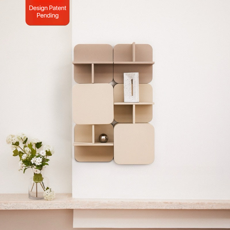 Modern Floating Wall Shelf with Storage – Minimalist Modular Design for Home & Office