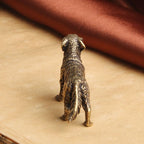 Brass Dog Figurine – Loyal Guardian & Elegant Decor