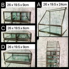 Elegant Glass Vanity  Organizer – Multi-Purpose Glass Storage Tower 7 Drawers