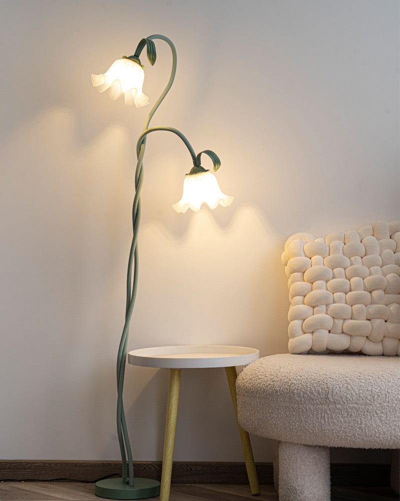 Flower Floor Lamp with Adjustable Petals – 3-Color Dimmable Blooming Light