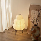 Japanese Wabi-Sabi Curvy Floor Lantern Lamp