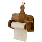 Rustic Wood Wall Rack – Multi-Purpose Towel & Accessory Holder