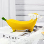 Banana Dog Resin Statue – Whimsical Dachshund Fruit Sculpture for Home, Garden, or Office Decor