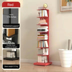 Floating Bookshelf - Vertical Storage | Space-Saving Metal Bookcase for Home & Office