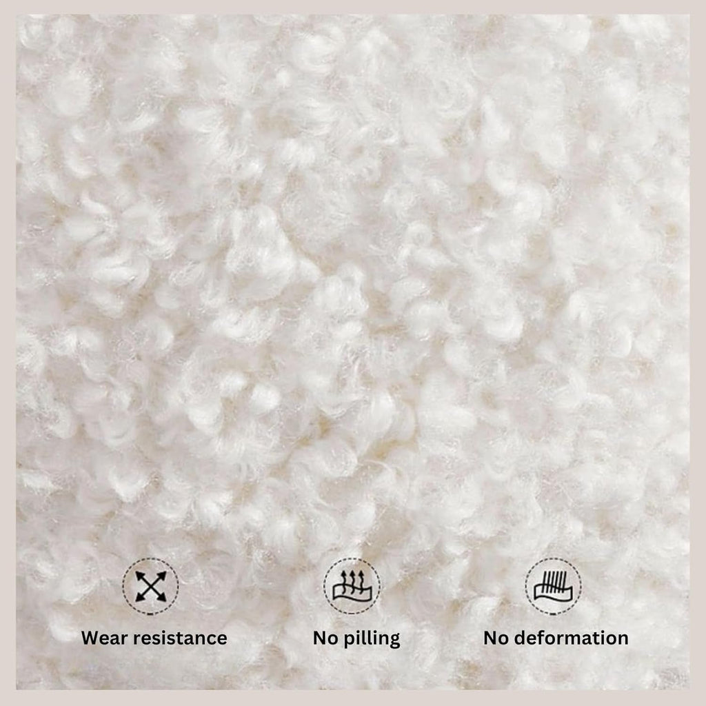 Mushroom Ottoman Stool – Cozy Minimalist Footrest