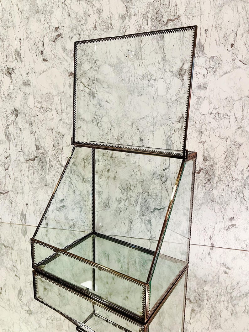 Elegant Glass Vanity  Organizer – Multi-Purpose Glass Storage Tower 7 Drawers