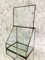 Elegant Glass Vanity  Organizer – Multi-Purpose Glass Storage Tower 7 Drawers