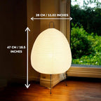 Japanese-Style Rice Paper Lantern Lamp – Handmade Decorative Lighting