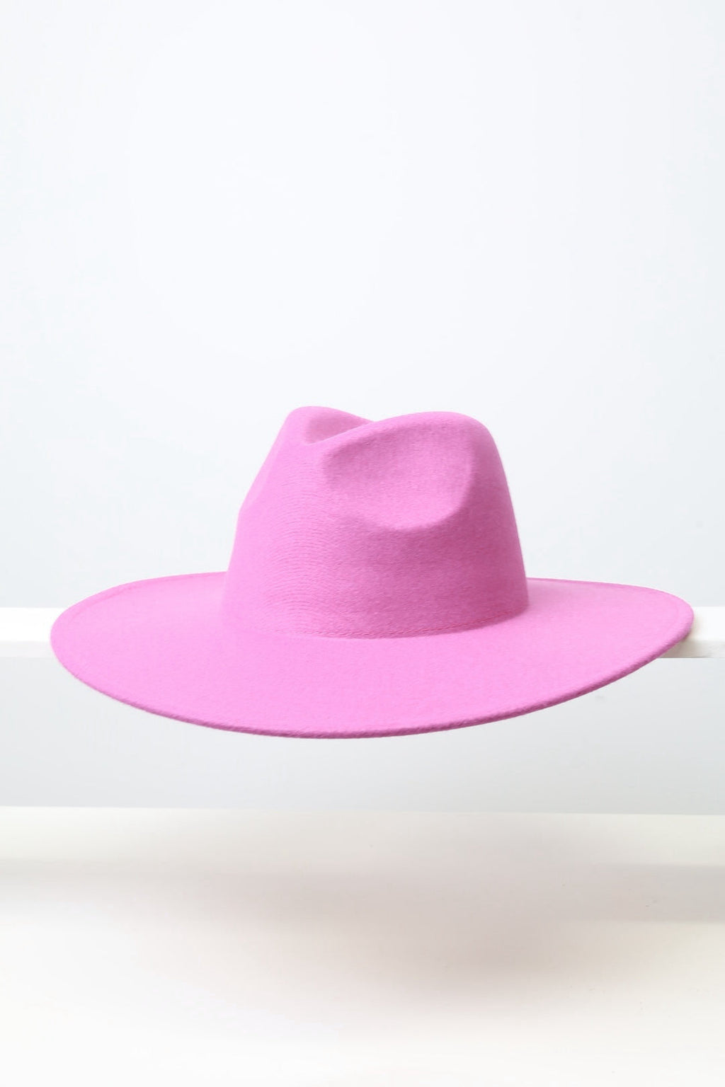 Wide Brim Lavender Fedora Hats
