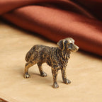 Brass Dog Figurine – Loyal Guardian & Elegant Decor
