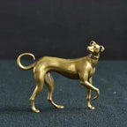 Mini Brass Dog Figurine – Symbol of Loyalty & Protection