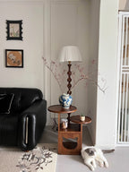 Multi-Level Wooden Side Table with Built-In Cat House – Stylish and Functional Pet-Friendly Furniture