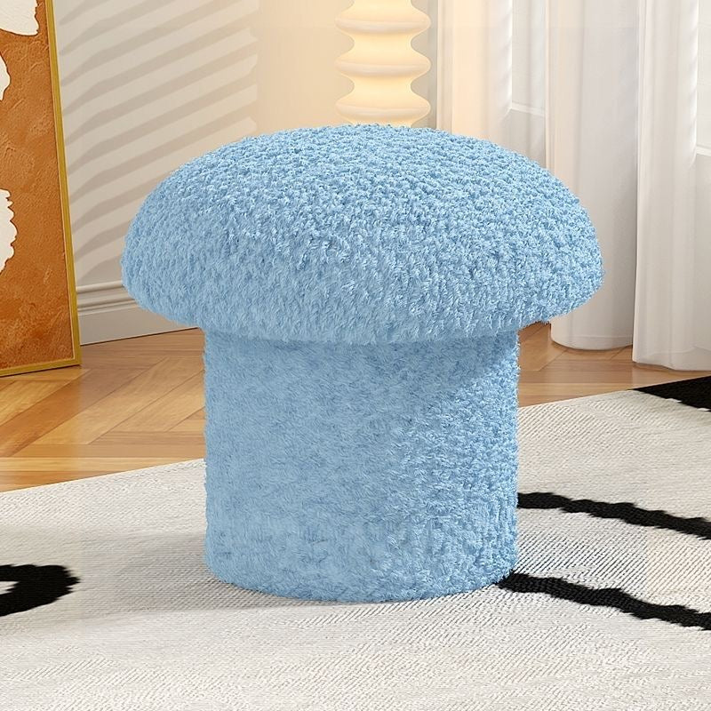 Mushroom Ottoman Stool – Cozy Minimalist Footrest