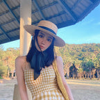 Wide Boater Hat - Flat Top