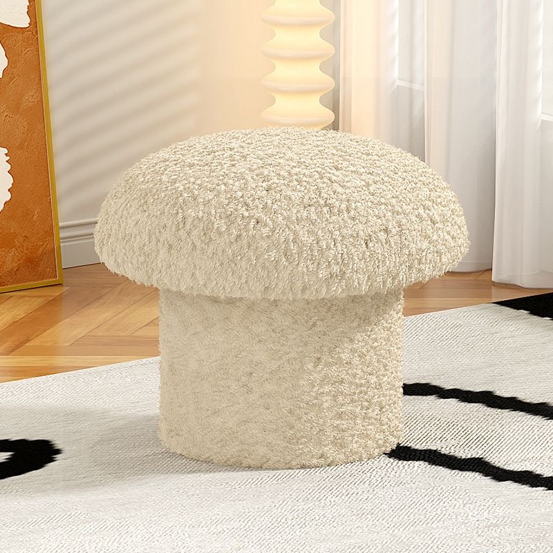 Mushroom Ottoman Stool – Cozy Minimalist Footrest