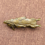 Retro Solid Brass Corgi Dog Statue Lovely Animal Figurines Ornaments Sculpture