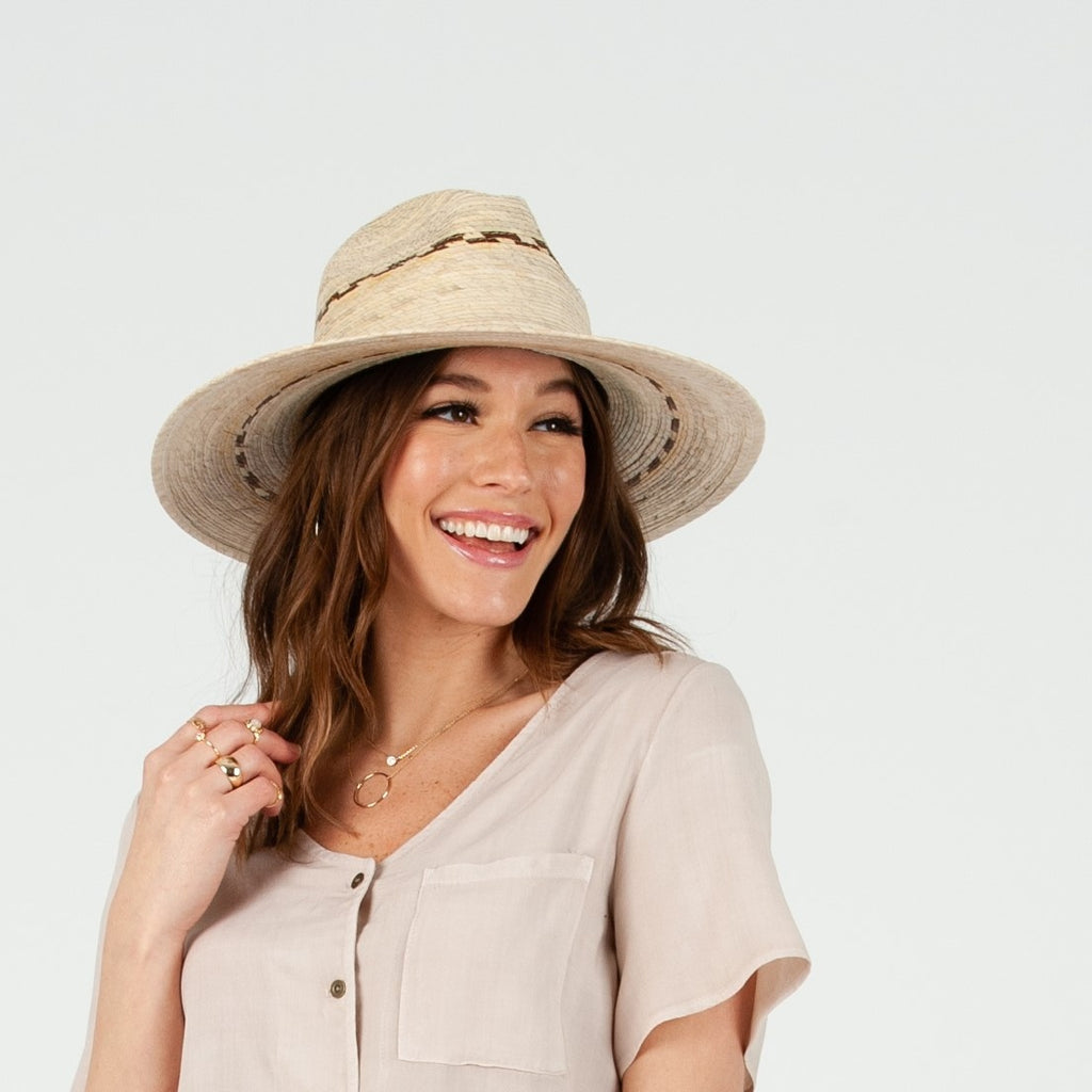 The Palm Leaf Straw Fedora