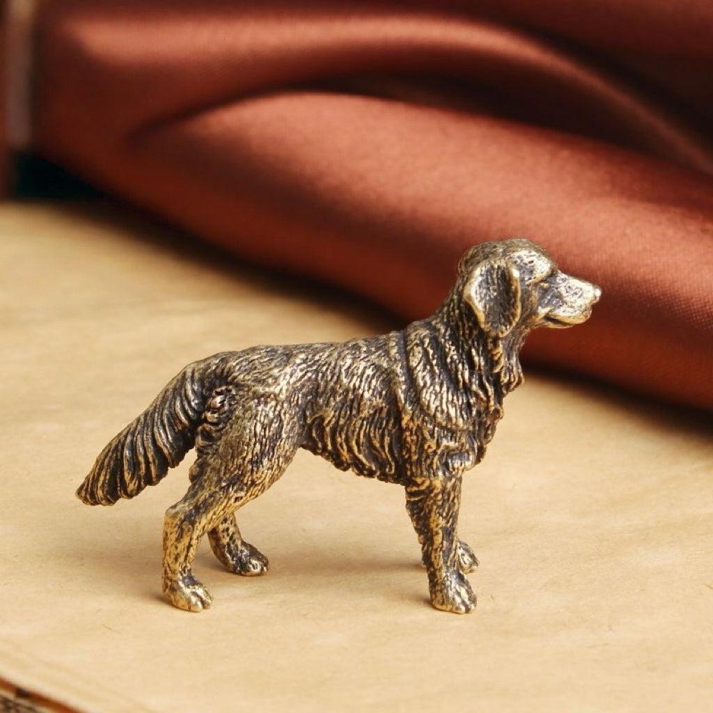Brass Dog Figurine – Loyal Guardian & Elegant Decor
