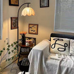 Modern Multi-Functional Floor Lamp with Shelves