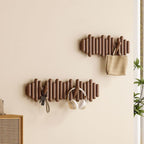 Solid Wood Coat Rack – Wall-Mounted Expandable Hanger
