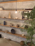 Live Edge Floating Wood Shelf – Rustic Natural Solid Wood Wall Shelf