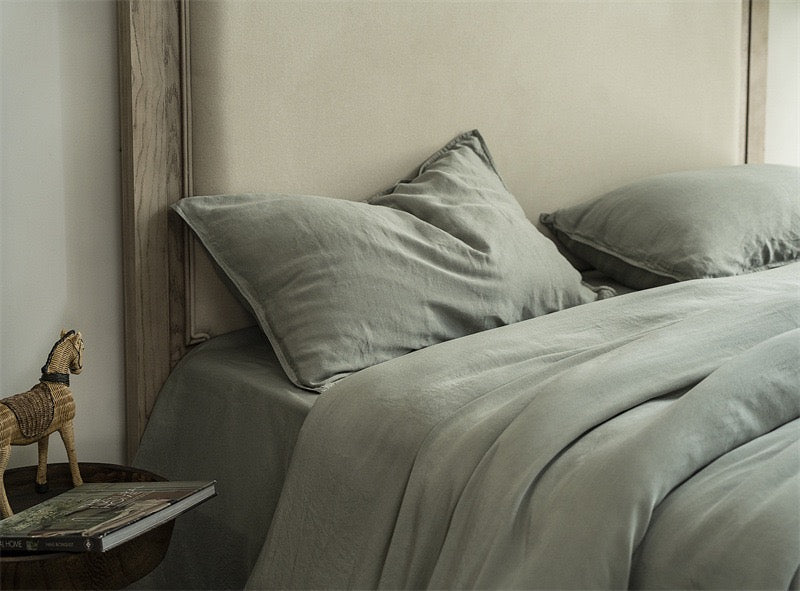 Premium Cotton 4-Piece Bedding Set – Soft Washed Finish