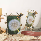 Vintage Dragonfly Enamel Picture Frame – 4x6 5x7