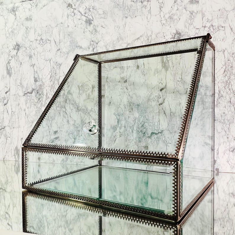 Elegant Glass Vanity  Organizer – Multi-Purpose Glass Storage Tower 7 Drawers