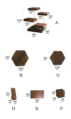 Wooden Jewelry Display Stand Set – Ring, Necklace, Earring Organizers for Retail & Home