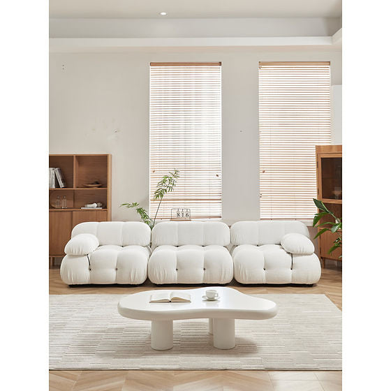 Cloud Couch White Tatul 114 Upholstered Modular Couch