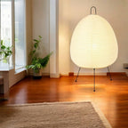 Japanese-Style Rice Paper Lantern Lamp – Handcrafted Bamboo Lighting