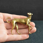 Mini Brass Dog Figurine – Symbol of Loyalty & Protection