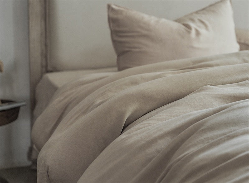 Premium Cotton 4-Piece Bedding Set – Soft Washed Finish