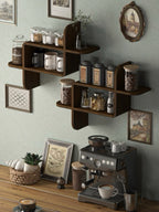 Floating Wall Shelf for Coffee & Tea Corners