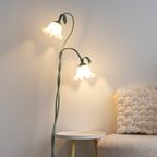 Flower Floor Lamp with Adjustable Petals – 3-Color Dimmable Blooming Light