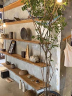 Live Edge Floating Wood Shelf – Rustic Natural Solid Wood Wall Shelf