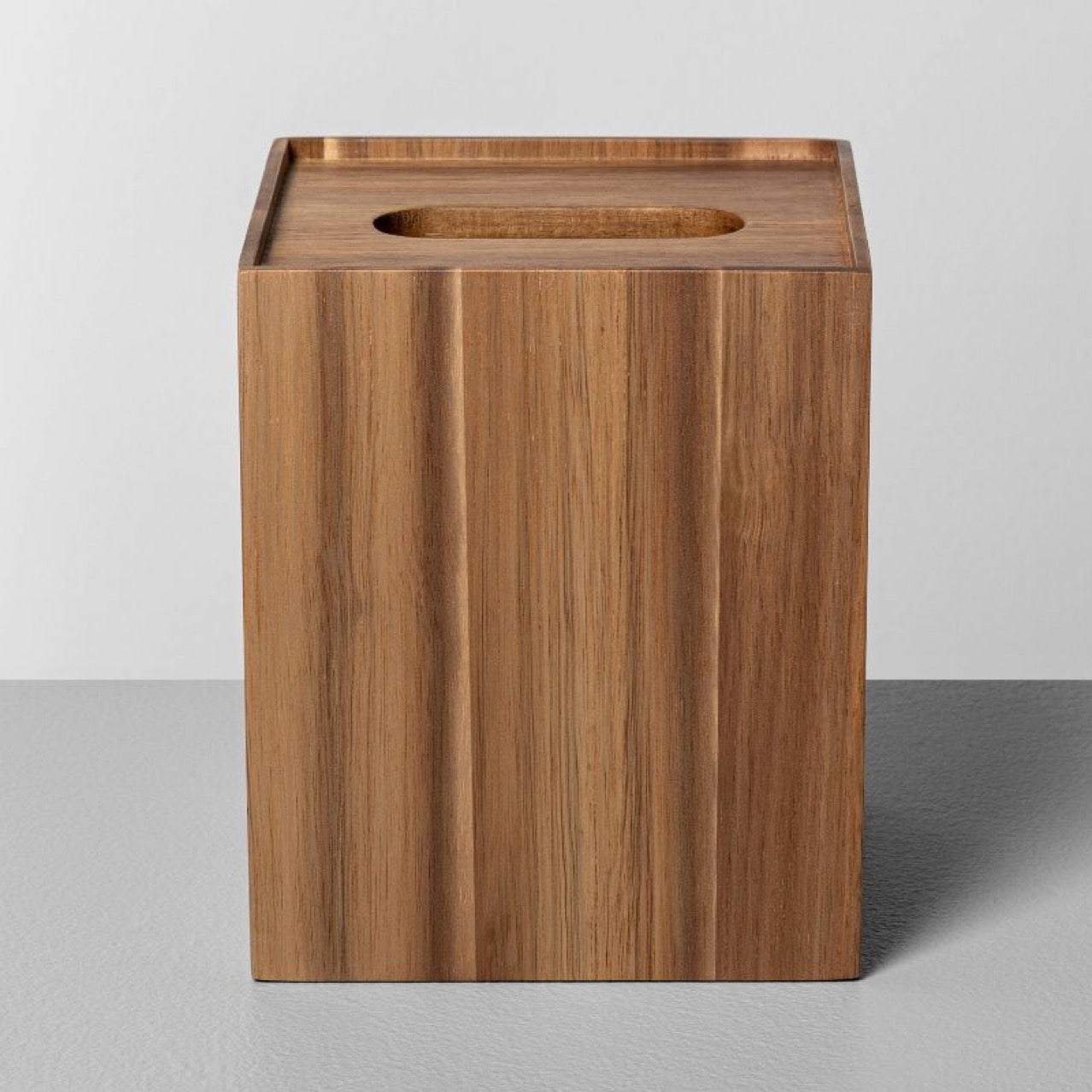 Wooden Tissue Box Cover Designed in a Cube Shape