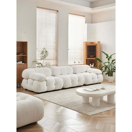 Cloud Couch White Tatul 114 Upholstered Modular Couch