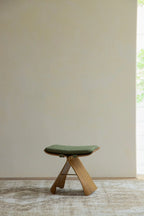 Butterfly Silhouette Wooden Stool