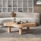 Minimalist Cloud Shaped Coffee Table, unique creative irregular cloud-shaped coffee table