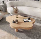 Minimalist Cloud Shaped Coffee Table, unique creative irregular cloud-shaped coffee table