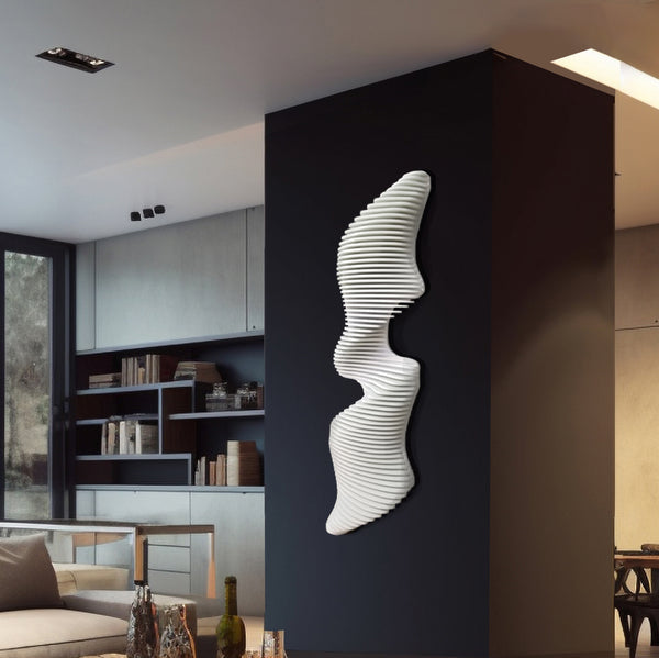 Parametric 3D Wall Art | Modern Vertical & Horizontal Abstract Panel | Acoustic Sculpture