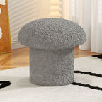 Mushroom Ottoman Stool – Cozy Minimalist Footrest