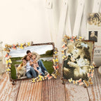 Vintage Butterfly Enamel Picture Frame – 4x6 5x7