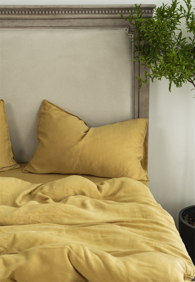 Premium Cotton 4-Piece Bedding Set – Soft Washed Finish